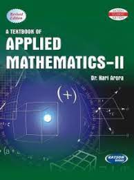 Urbanbae : A Textbook of Applied Mathematics 2 By Hari Arora (For B ...